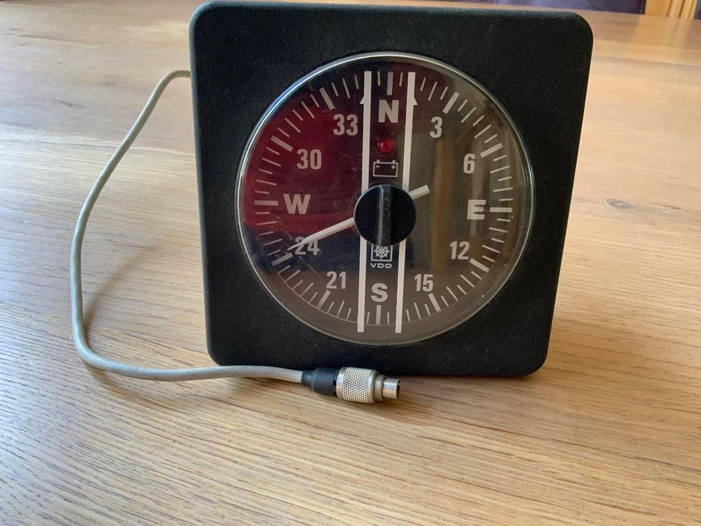 VDO Kompas voor auto of boot - Vintage, Ophalen of Verzenden, Zo goed als nieuw, Gps of Kompas