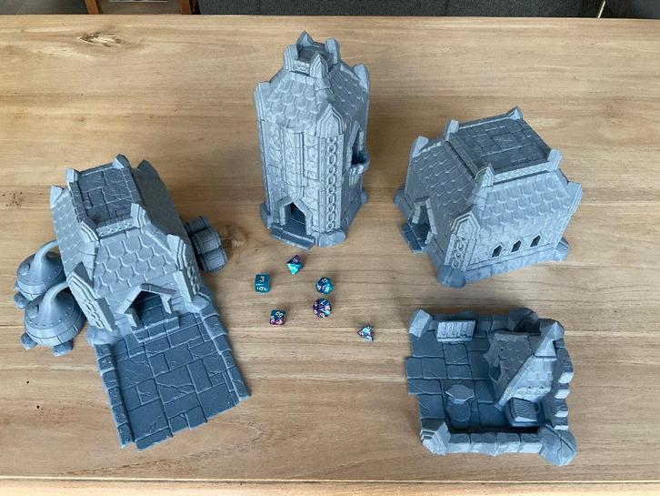 Dungeons and Dragons - Dwergen stad set, Hobby en Vrije tijd, Wargaming, Nieuw, Overige soorten, Toebehoren, Ophalen of Verzenden