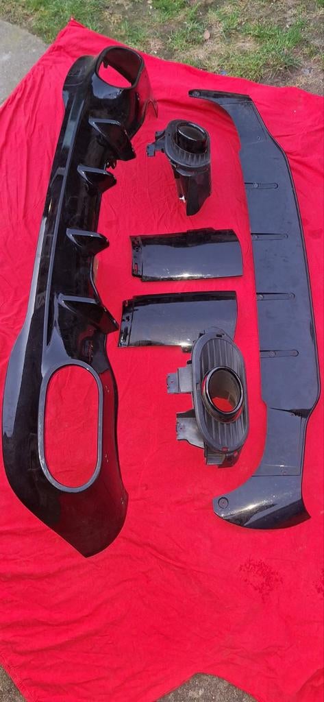 Mercedes  W118 C118 CLA Diffuser Set  Einddempers 1x1 AMG, Gebruikt, Mercedes-Benz, Ophalen of Verzenden, Achter
