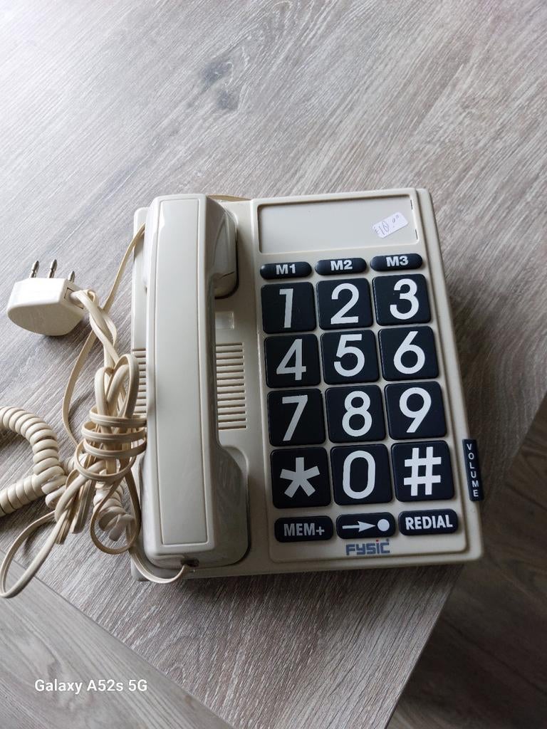 Senioren telefoon., Ophalen