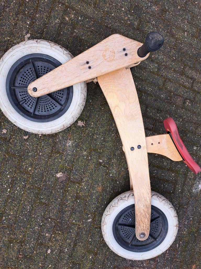 Wishbone Bike Houten Loopfiets 2-in-1, Fietsen en Brommers, Fietsen | Driewielers, Gebruikt, Ophalen of Verzenden