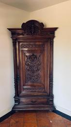 Antieke hoekkast - gedetaileerd houtsnijwerk, Ophalen