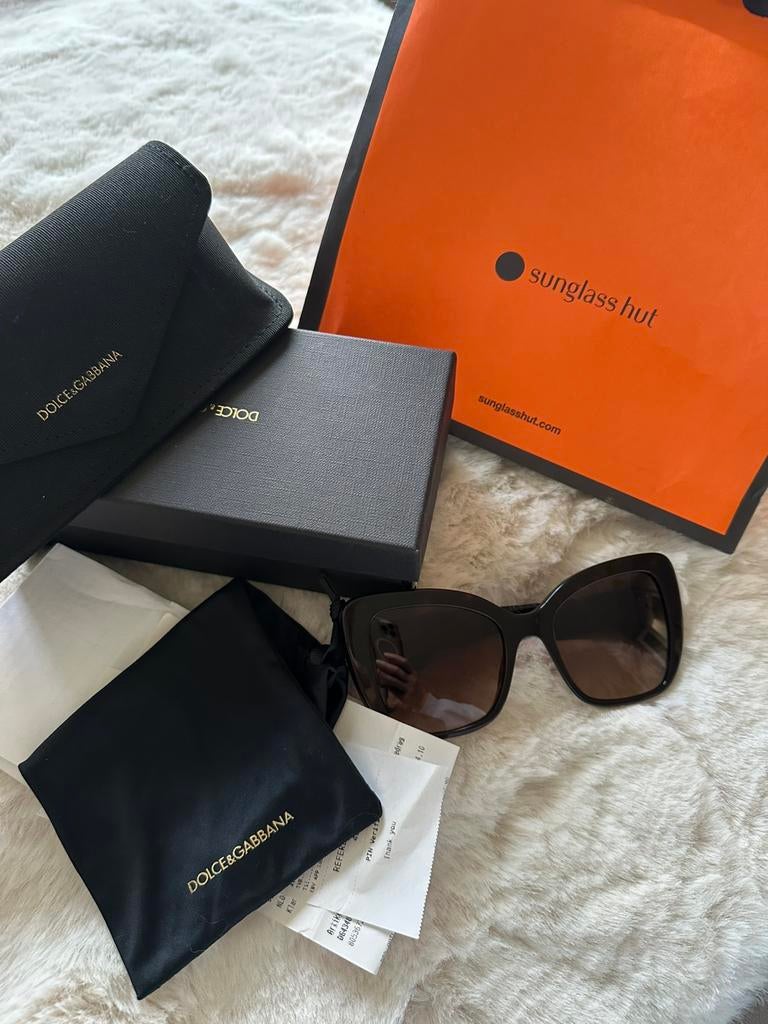 Dolce & Gabbana DG4392 zonnebril nieuw, Ophalen of Verzenden, Nieuw, Zwart, Dolce & Gabbana