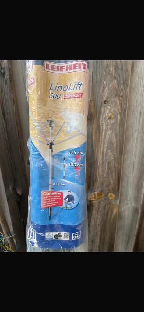 Leifheit LinoLift 600 QuickStart Was/droog molen, Tuin en Terras, Droogmolens en Wasrekken, Ophalen of Verzenden, Nieuw, Droogmolen