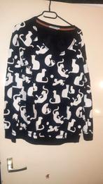 Supermom Zwangerschapstrui Katten - Maat L, Zwart, Trui of Vest, Maat 42/44 (L), Ophalen of Verzenden