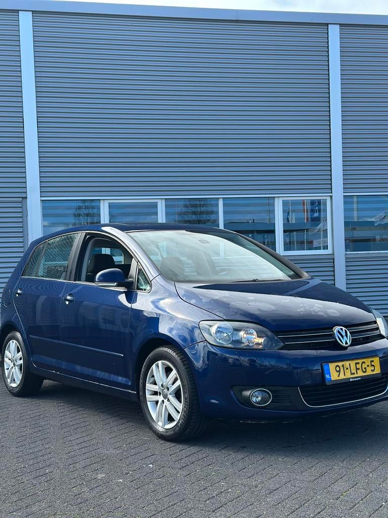 Volkswagen Golf Plus 1.4 TSI Highline | Automaat | Panorama, Auto's, Stof, Zwart, Blauw, 122 pk