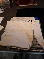 Dekbedovertrek 140x200 met gebouwprint, Dekbedovertrek, Ophalen of Verzenden, Zo goed als nieuw, Overige kleuren