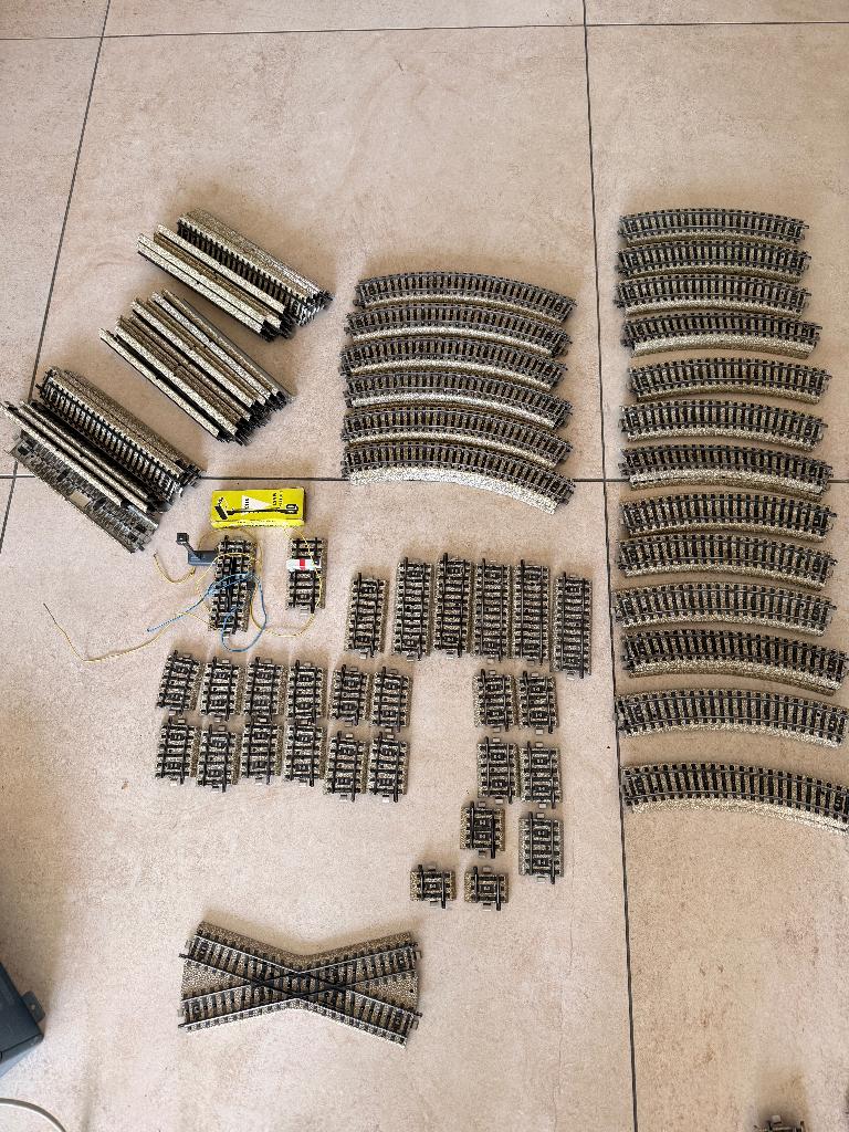 marklin rails en toebehoren, Ophalen, Wisselstroom, Gebruikt, Rails