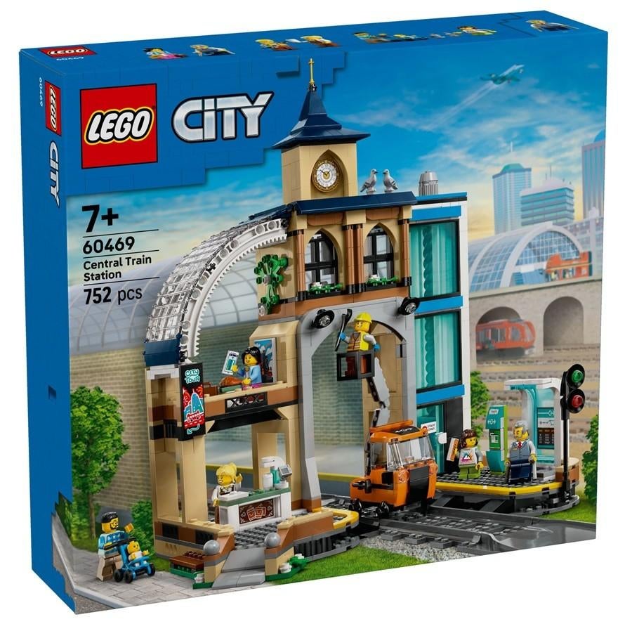 LEGO City 60469 Centraal Station * ’t LEGOhuis *, Kinderen en Baby's, Speelgoed | Duplo en Lego, Ophalen of Verzenden, Nieuw, Complete set