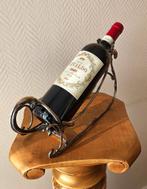 Prachtige Art Nouveau verzilverde wijnfleshouder, Overige materialen, Gebruikt, Ophalen of Verzenden, Minder dan 5 flessen