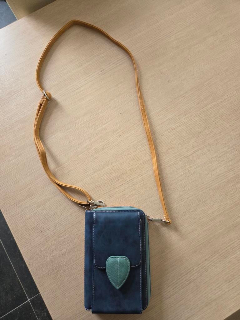 Nieuwe luxe portemonnee, ook als tasje te dragen, Ophalen of Verzenden, Nieuw, Blauw