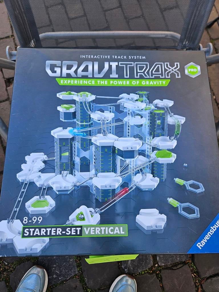 GraviTrax Pro Starter Set Vertical + 2 uitbreidingen, Ophalen of Verzenden, Zo goed als nieuw, Bouwen