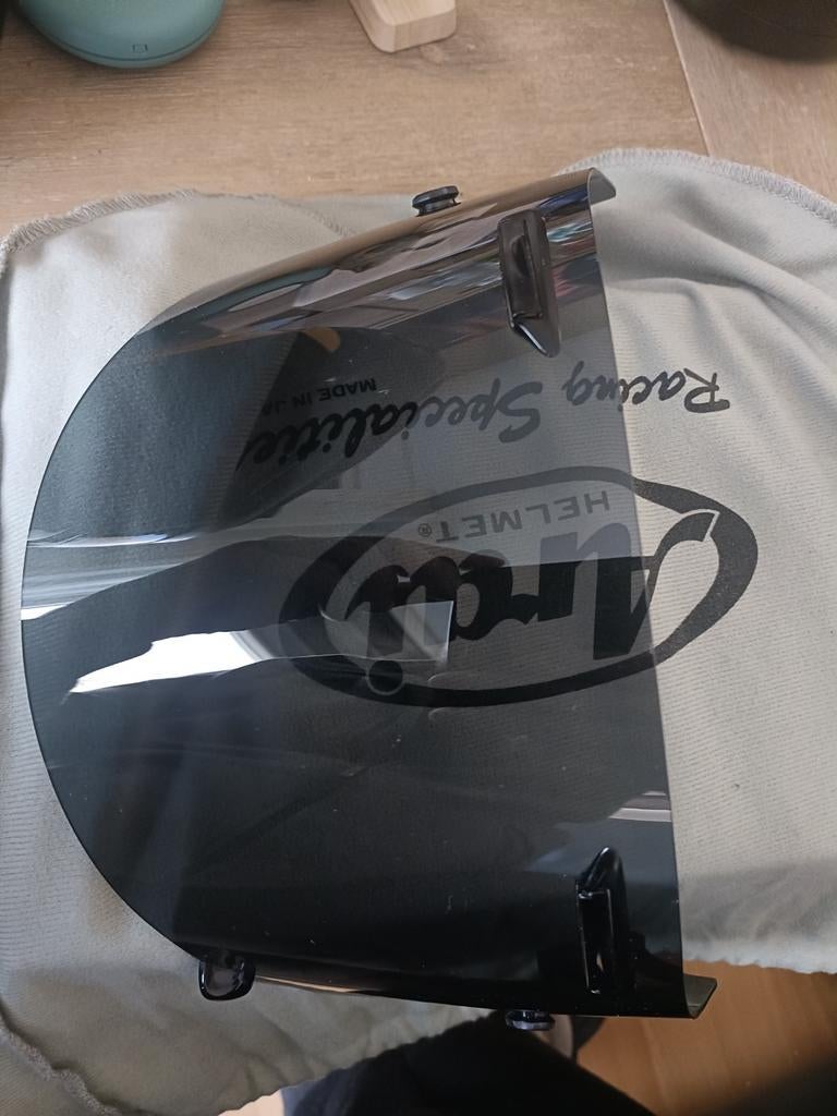 Arai VAS- V 2D race vizier, Motoren, Kleding | Motorhelmen, Ophalen of Verzenden, Tweedehands, Integraalhelm, Arai