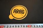 sticker ARAG verzekeringen logo, Ophalen, Zo goed als nieuw, Sticker