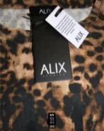 ALIX the Label - Mooie leopardprint tee maat XS - Nieuw €69, Alix the label, Bruin, Nieuw, Ophalen of Verzenden