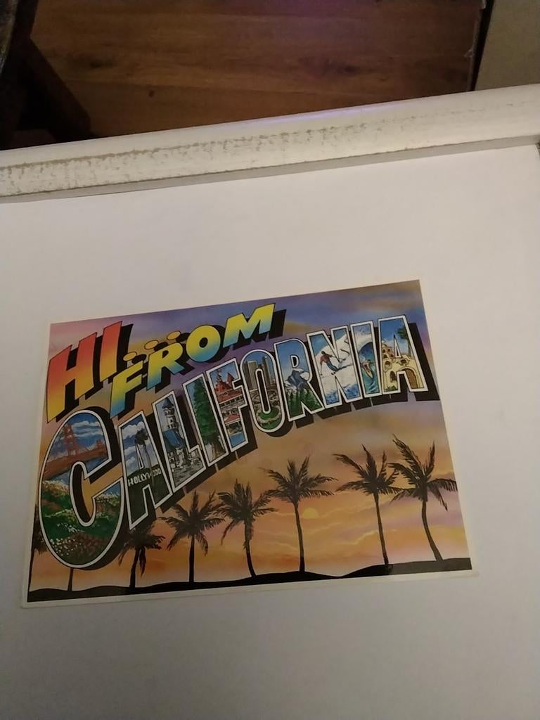 HI. ..FROM. CALIFORNIA, Ophalen of Verzenden, Sterren en Beroemdheden