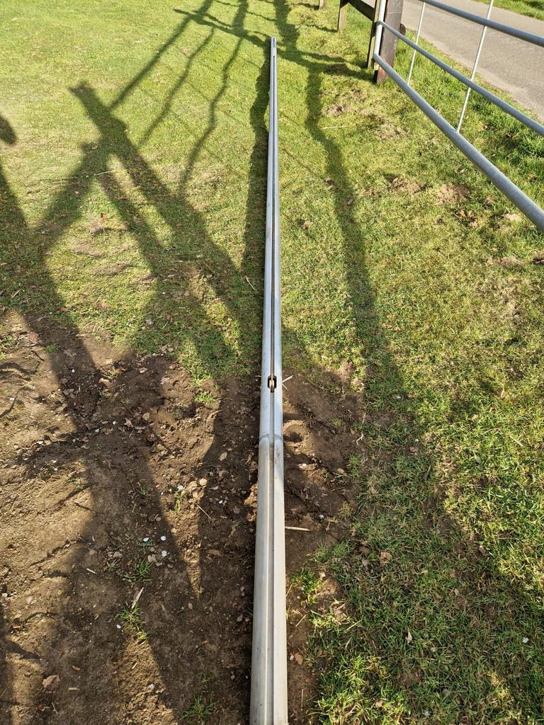 Vlaggen mast 8 m alluminium, Diversen, Vlaggen en Wimpels, Ophalen
