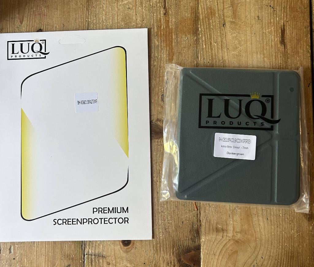 kobo libra hoesje en screenprotector, Computers en Software, E-readers, Ophalen of Verzenden, Nieuw, 7 inch, Kobo