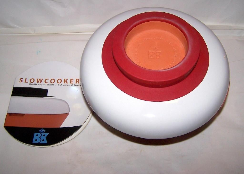BK keramische Slowcooker. Izgs., Ophalen of Verzenden, Zo goed als nieuw, Gietijzer, Overige typen