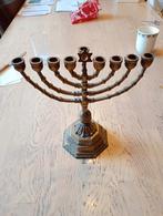 Joodse kandelaar, Antiek en Kunst, Antiek | Kandelaars, Ophalen, Koper of Brons