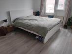Ikea Malm bed 160 x 200 wit/Lönset, Ophalen, Overige materialen, Wit, Tweepersoons