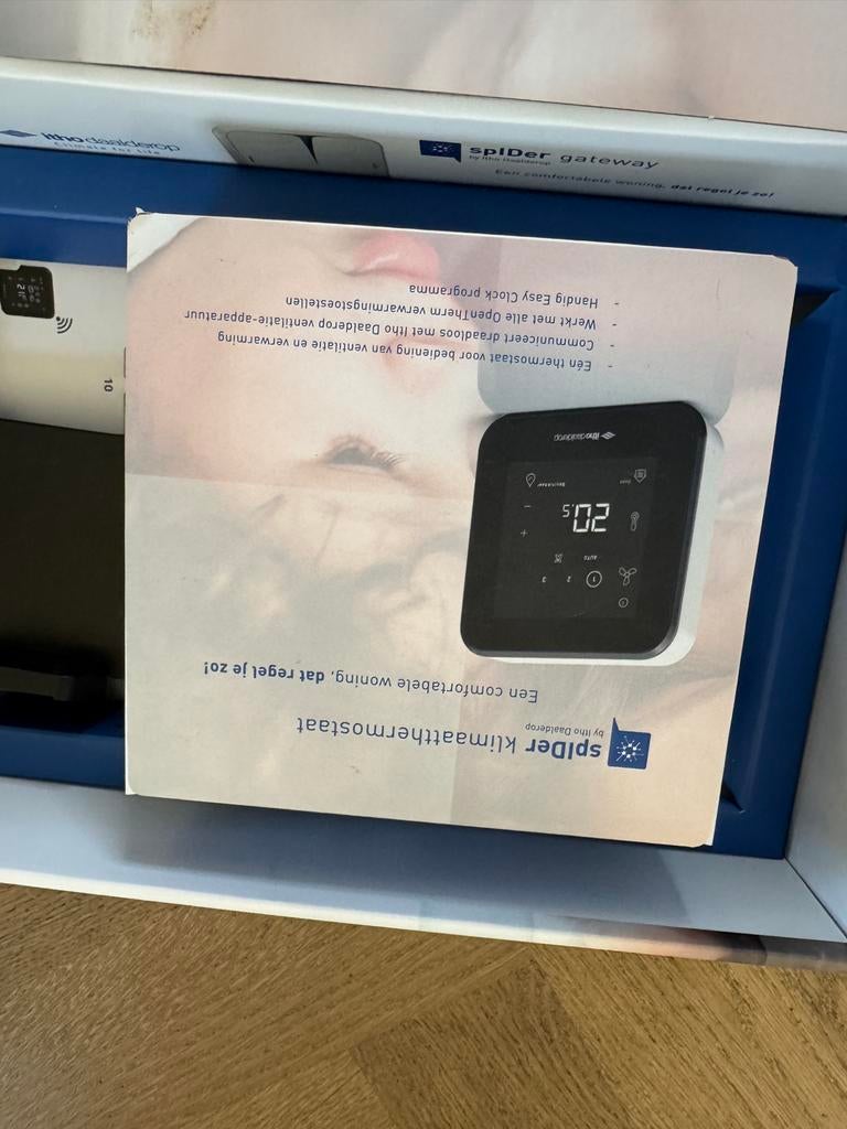SPiDER klimaatthermostaat en gateway ITHO DAALDEROP, Ophalen of Verzenden, Slimme thermostaat, Gebruikt