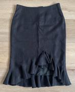 Lange donkerblauwe linnen rok Scarva - maat 44, Blauw, Maat 42/44 (L), Ophalen of Verzenden, Zo goed als nieuw