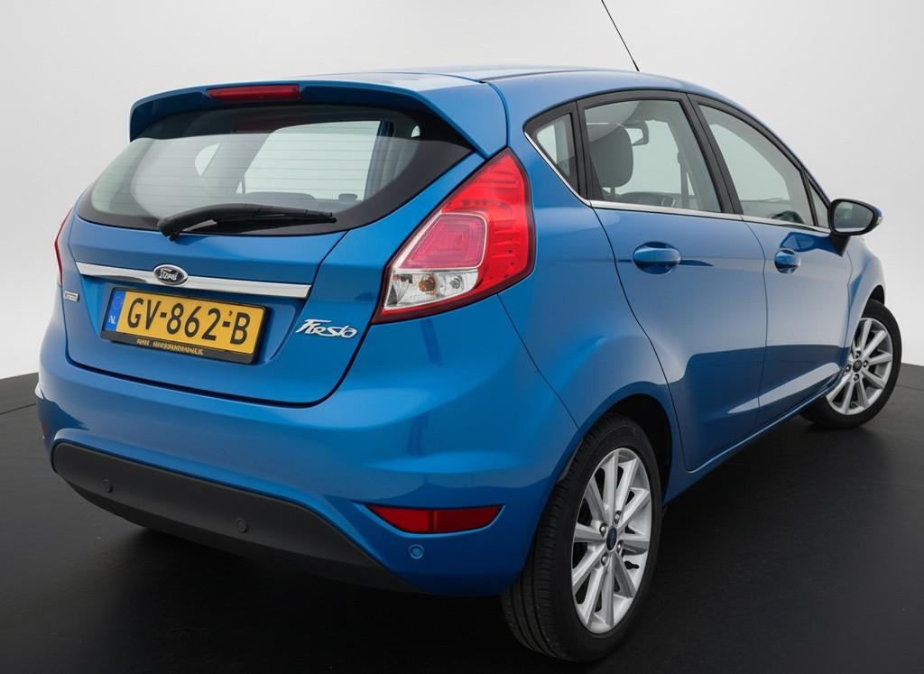 Ford Fiesta 100PK ECOBOOST TITANIUM CRUISE/NAVI/STOELVERW., Voorwielaandrijving, 101 pk, Euro 6, Blauw