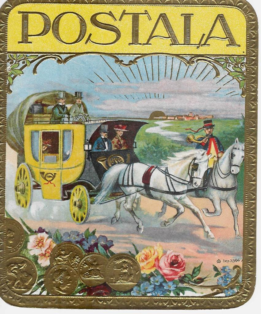 etiket V -1719    sigarenbanden, Verzamelen, Ophalen of Verzenden, Zo goed als nieuw, Sigarenbandjes