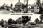 Groeten uit Linschoten - 4 afb - 197? gelopen, Verzamelen, Ophalen of Verzenden, Voor 1920, Gelopen, Friesland