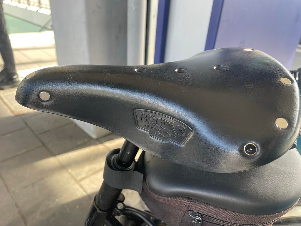 Brooks B17 S Standard dameszadel - Zwart leer, Fietsen en Brommers, Overige merken, Gebruikt, Ophalen of Verzenden, Dames