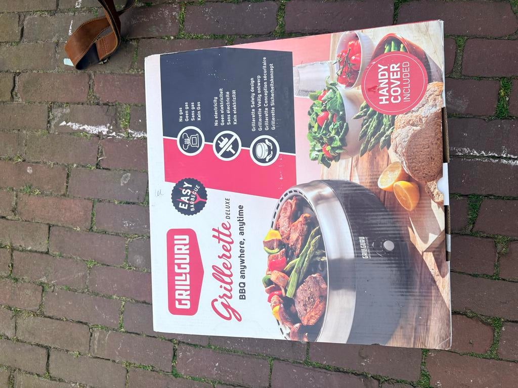 GrillGuru Grillerette Deluxe BBQ - Nieuw in doos, Ophalen of Verzenden, Nieuw
