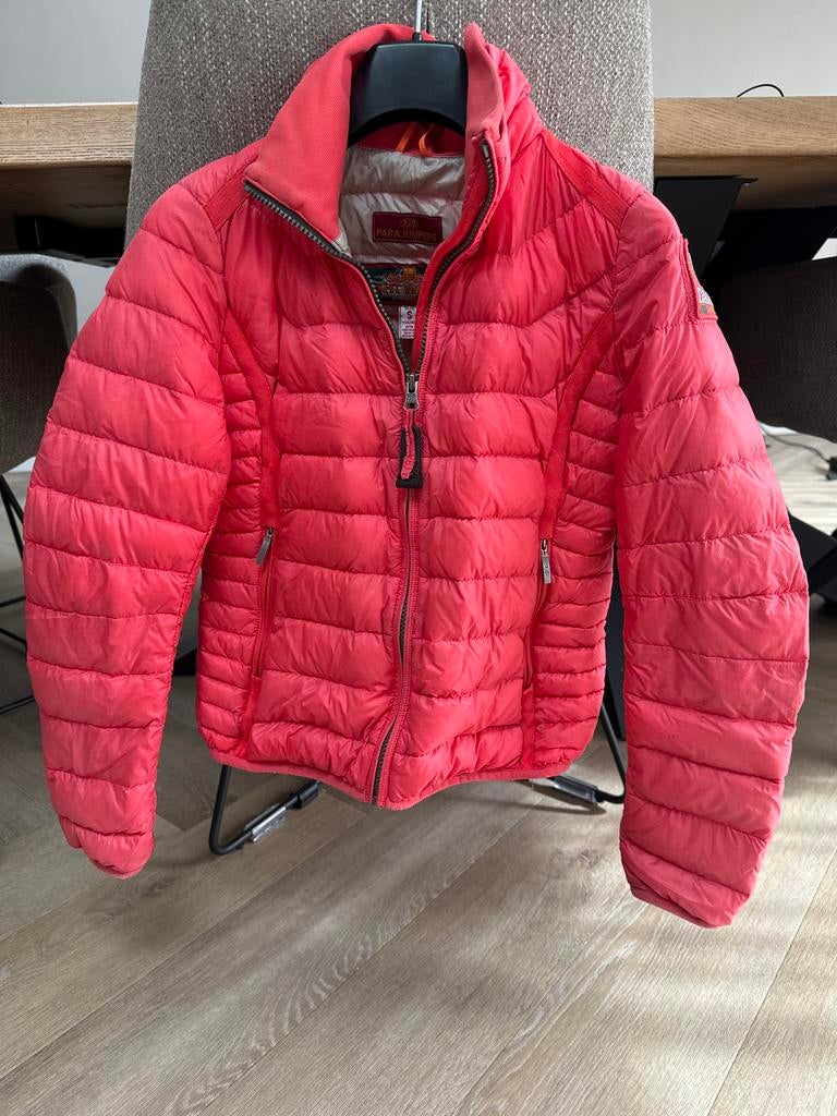 Parajumpers (tussen)jas rood/roze maat youth S (12 jaar), Ophalen of Verzenden, Gebruikt, Meisje