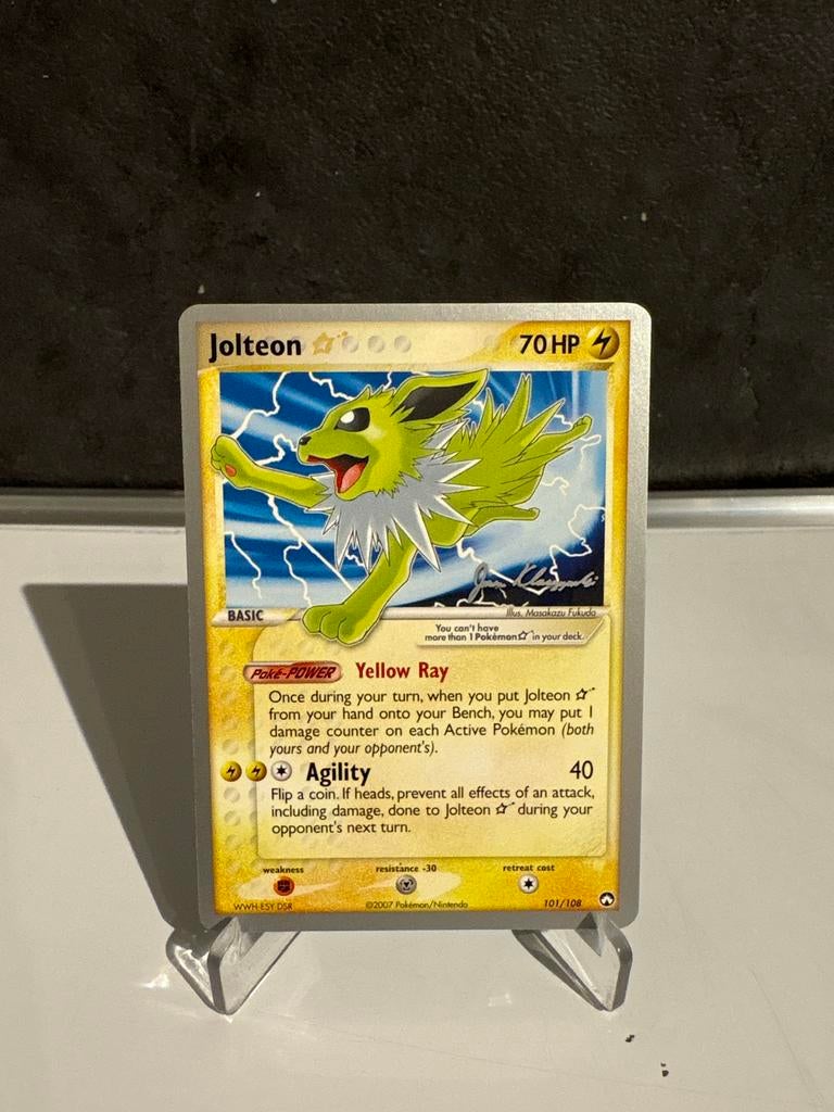 Jolteon goldstar #101/108, Ophalen of Verzenden, Zo goed als nieuw