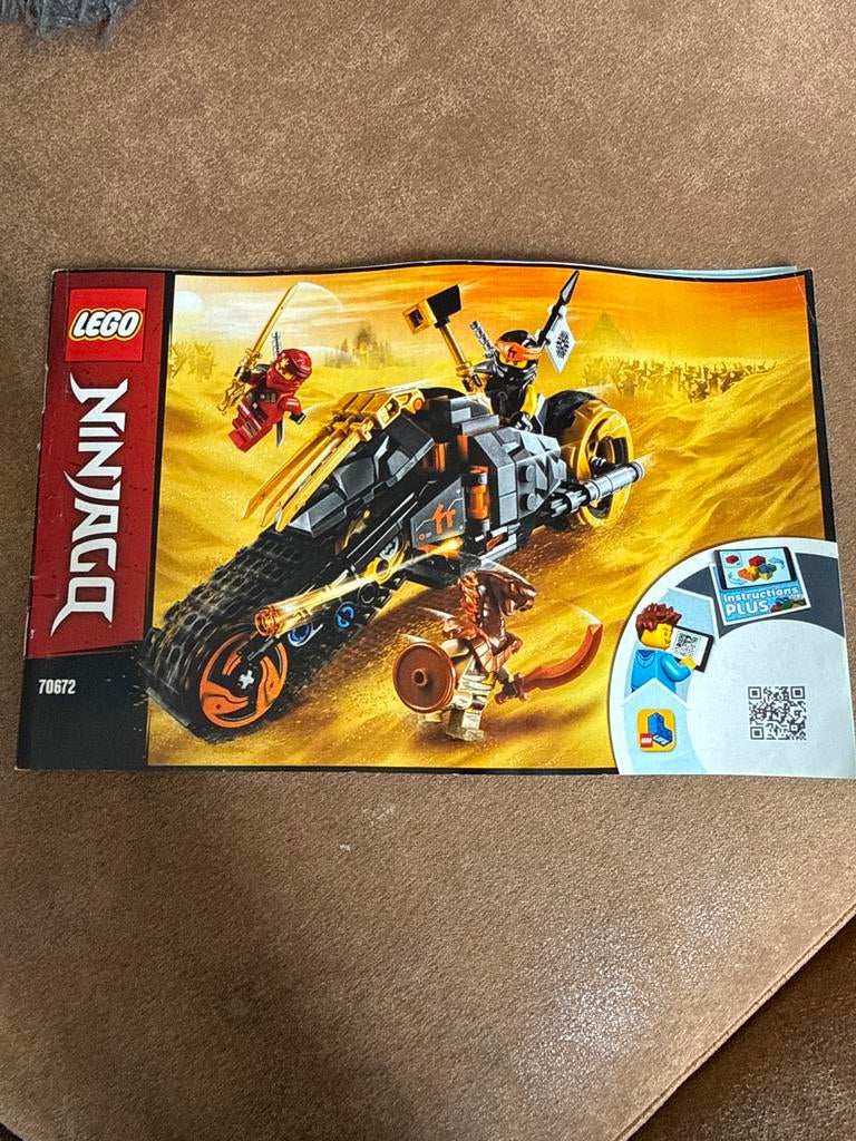 Lego Ninjago 70672 Coles Vuurbrommer, Ophalen of Verzenden, Gebruikt, Complete set, Lego