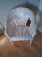 3 rieten stoeltjes (Wit), Ophalen of Verzenden, Wit, Twee