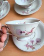 6 Vintage Tirschenreuth Bavaria kop en schotels - Distel set, Ophalen of Verzenden