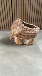 Keramische olifant bloempot / plantenbak – tuin decoratie, ., Rond, Ophalen of Verzenden, Zo goed als nieuw