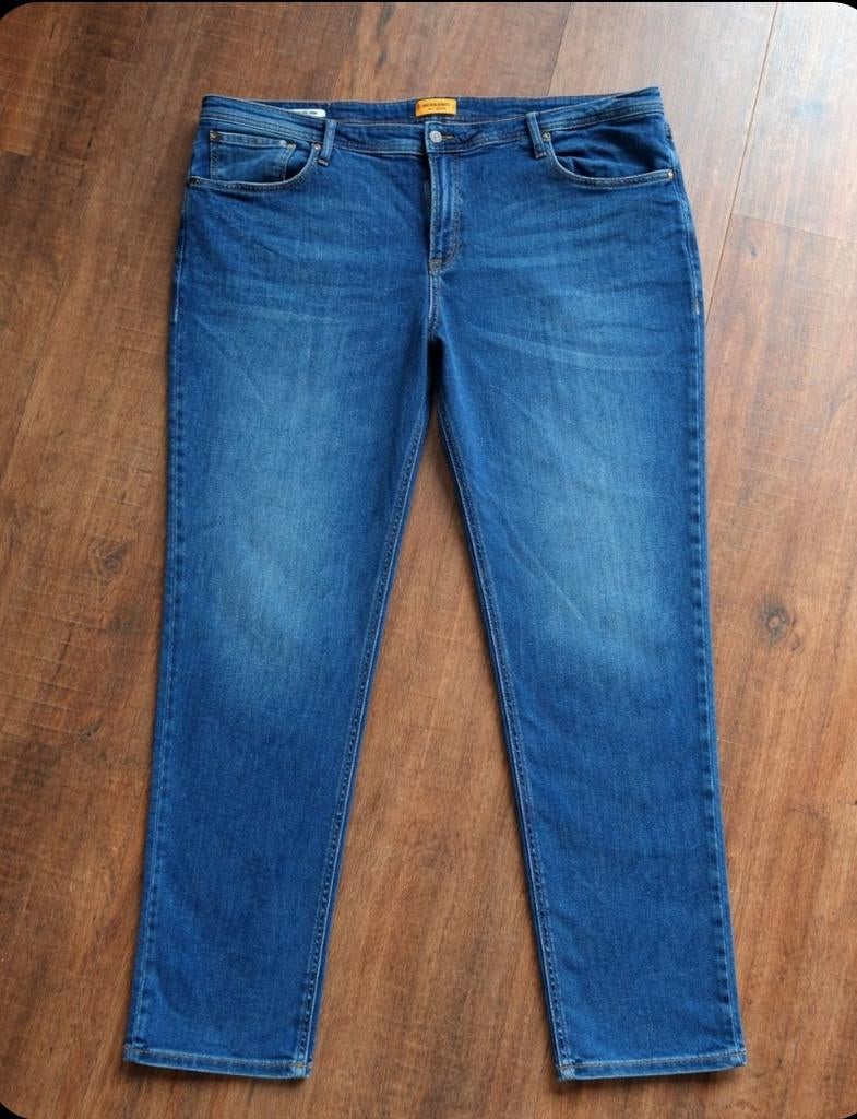Jack & Jones Jeans Heren Grote Maten W46 L32, Blauw, Overige jeansmaten, Ophalen of Verzenden, Zo goed als nieuw