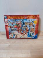 Puzzel De kerstman in de arreslee, Ophalen of Verzenden, 500 t/m 1500 stukjes, Zo goed als nieuw, Legpuzzel