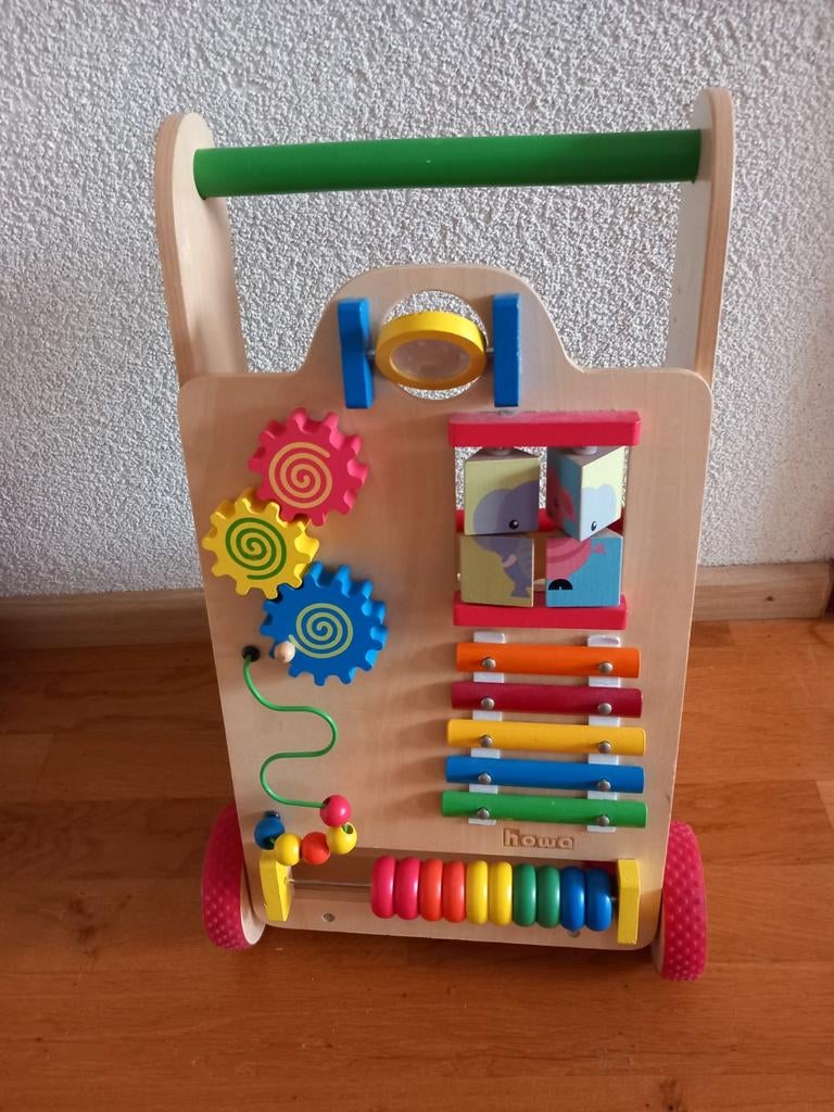 Loopwagen howa, Ophalen of Verzenden, Zo goed als nieuw, Duw- of Trekspeelgoed