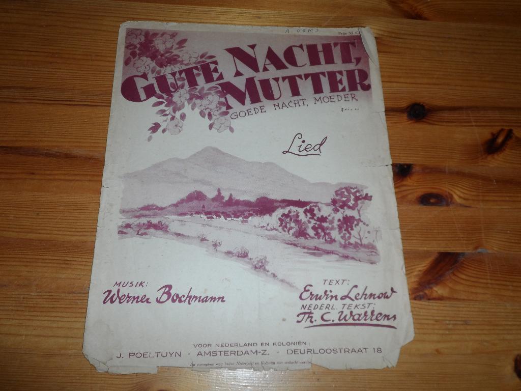 Werner Bochmann, Muziek en Instrumenten, Bladmuziek, Gebruikt, Artiest of Componist, Populair, Gitaar, Piano, Zang, Ophalen of Verzenden