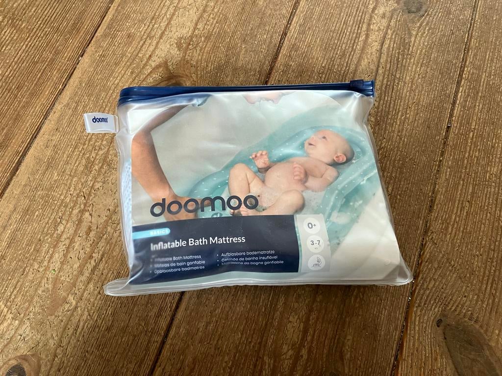 Doomoo Opblaasbaar Badmatras voor Baby's (0-7 kg), Overige merken, Overige typen, Ophalen of Verzenden, Zo goed als nieuw