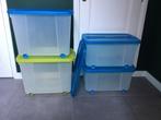 Opbergbox met wielen, 4 stuks, rollerbox. Curver, Ophalen, Gebruikt, 50 tot 75 cm, Bak of Kist