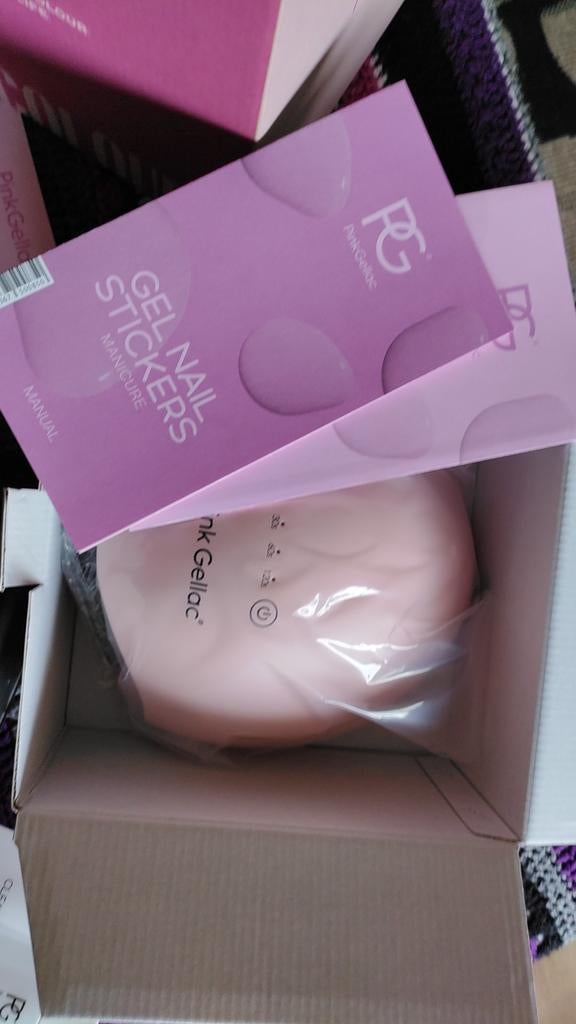 Pink Gellac Startpakket met UV/LED lamp en 6 kleuren, Ophalen, Nieuw, Toebehoren, Handen en Nagels