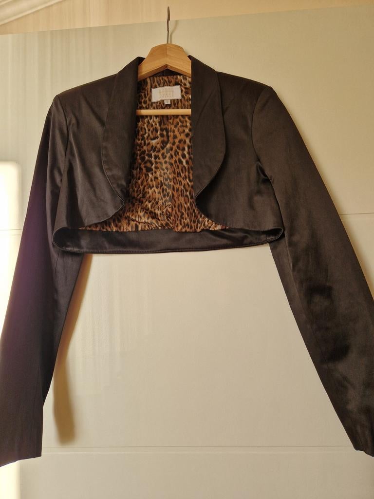 Feestelijke bolero, Zwart, Ophalen of Verzenden, Zo goed als nieuw, Jasje