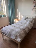 AUPING Verstelbaar Eenpersoonsbed met Matras, Ophalen, Overige materialen, Verstelbaar, 90 cm