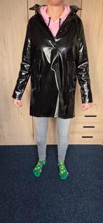 Stutterheim mosebacke glimmende rubberen pvc opal regenjas, Caravans en Kamperen, Ophalen of Verzenden, Zo goed als nieuw, Regenjas