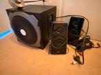 Trust Box 2.1 Speakerset met Subwoofer - Zeer Goede Staat, Zo goed als nieuw, Complete surroundset, Minder dan 60 watt, Ophalen