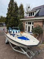 Elan 495 + 90pk Evinrude ZEER SNEL! *gereviseerd* dekzeil, Watersport en Boten, Vis- en Consoleboten, 70 pk of meer, Gebruikt